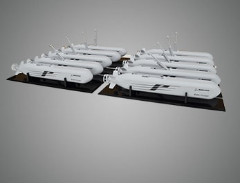 Submarine model.